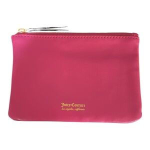Juicy Couture Hot Pink Make Up Bag Zippy.  New without Tags